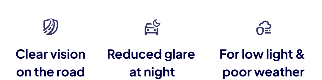 Driving Glasses Features Below