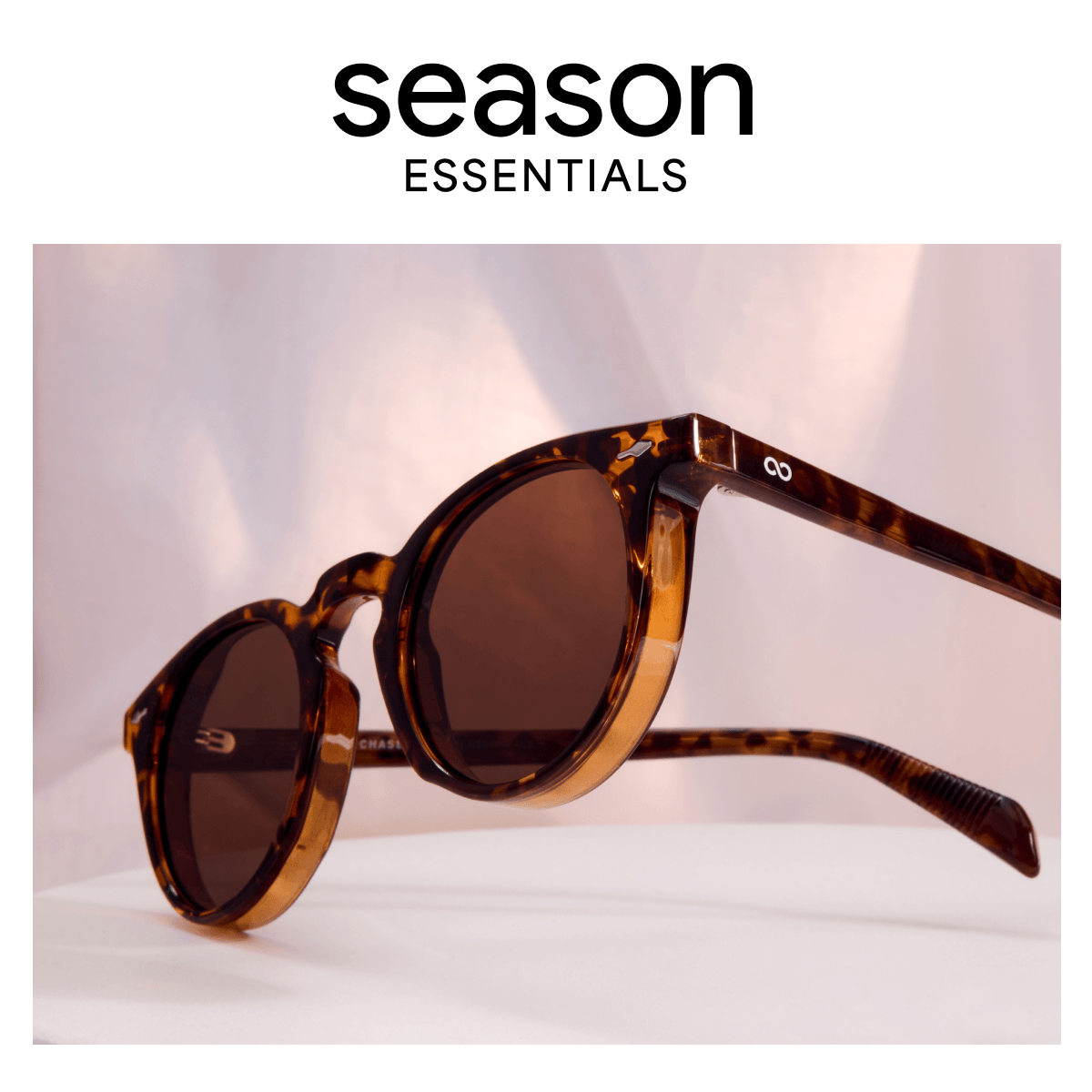 Brown Gradient Black Full Rim Square Vincent Chase Polarized Non