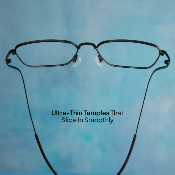 Black Full Rim Square Vincent Chase Turban Edit VCE000364 Eyeglasses