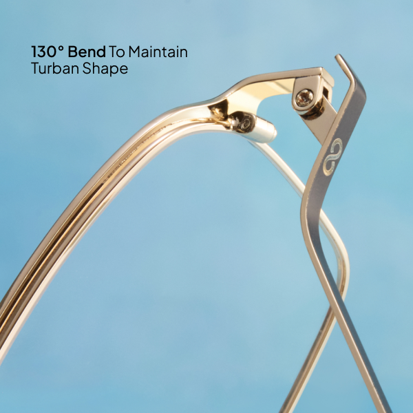 Black Full Rim Square Vincent Chase Turban Edit VCE000364