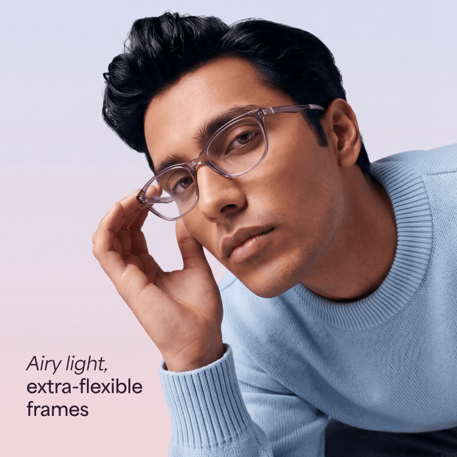 Buy Black Rimless Rectangle Lenskart Air Flex LA E13217-C5
