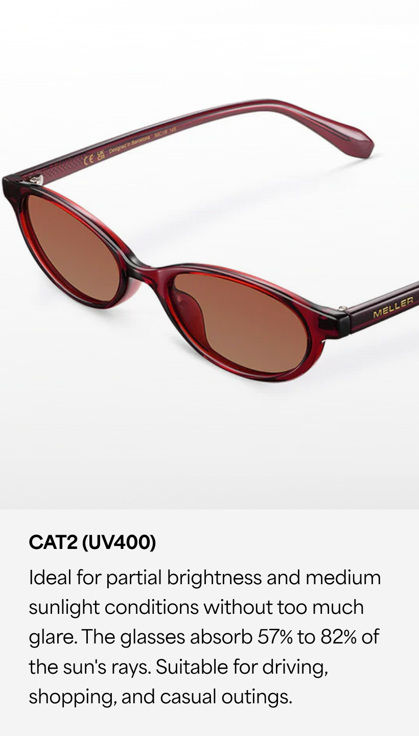 Maroon Brown Gradient Full Rim Oval Meller BINTI MEL S18828