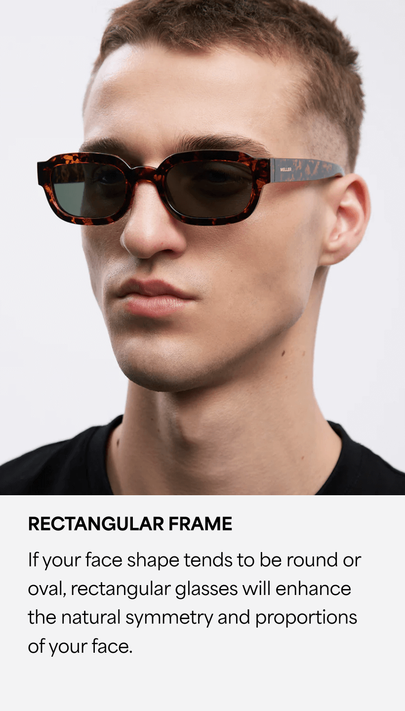 Green Demi Full Rim Rectangle Meller MEL S18816 Sunglasses