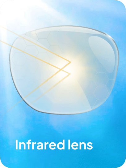 Single Vision Lenses For Men -  Infrared Lens