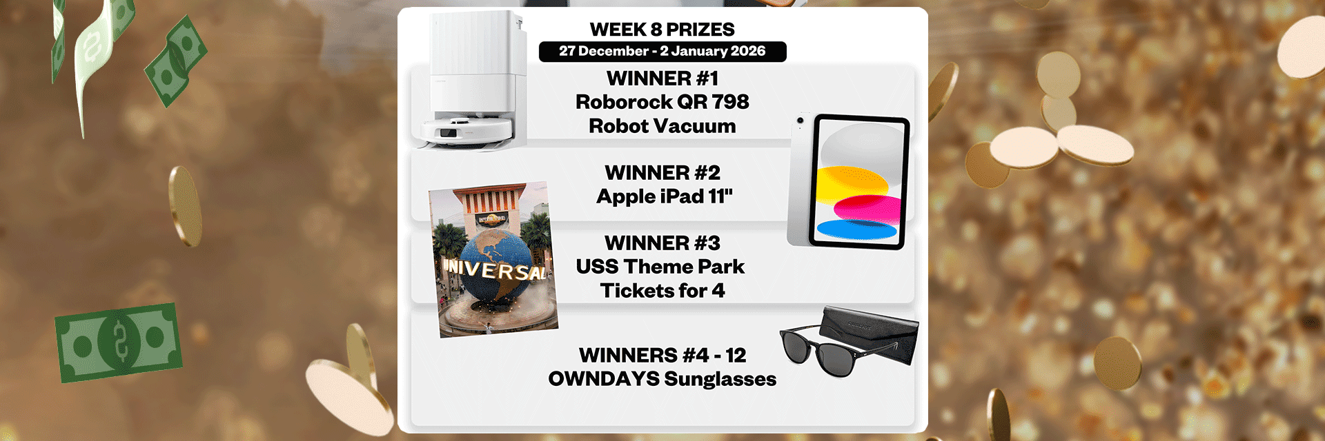 Weekly Prizes