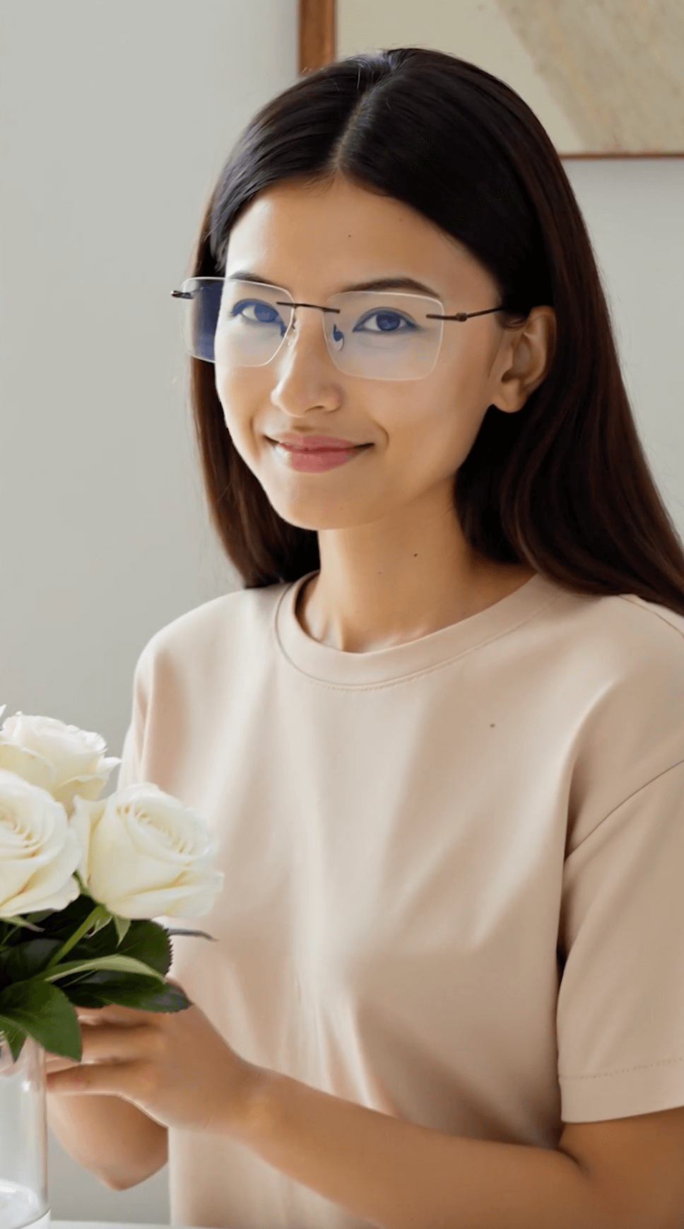 ヨシカネ Buy Mid Gunmetal Rimless Rectangle Vincent Chase VC E000663