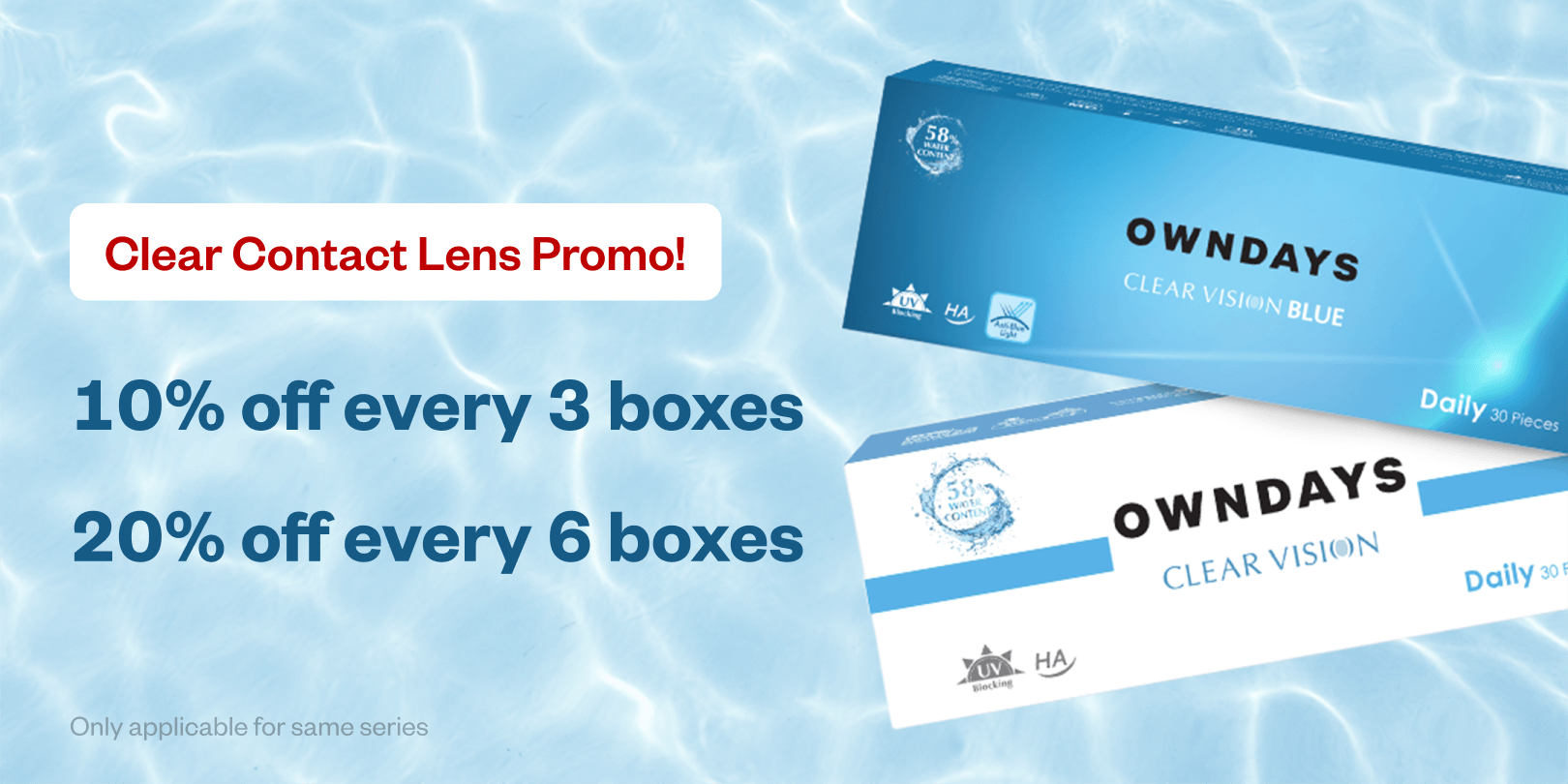 Clear Contact Lens Promo