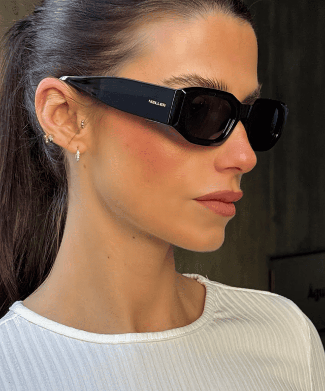 Grey Black Full Rim Geometric Meller MEL S18831 Sunglasses