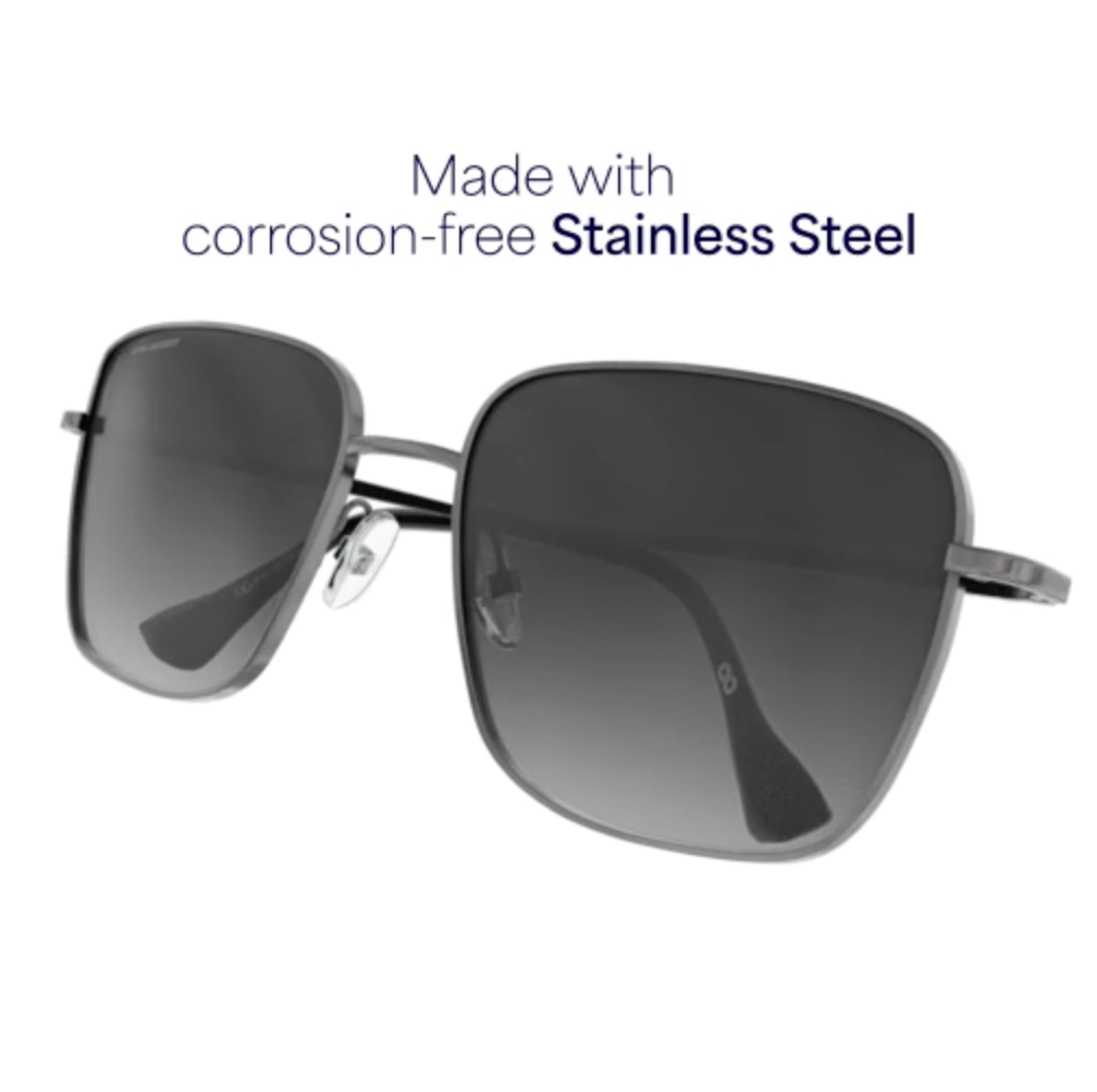 Grey Gunmetal Grey Full Rim Square John Jacobs JJ TINTS JJ S12961