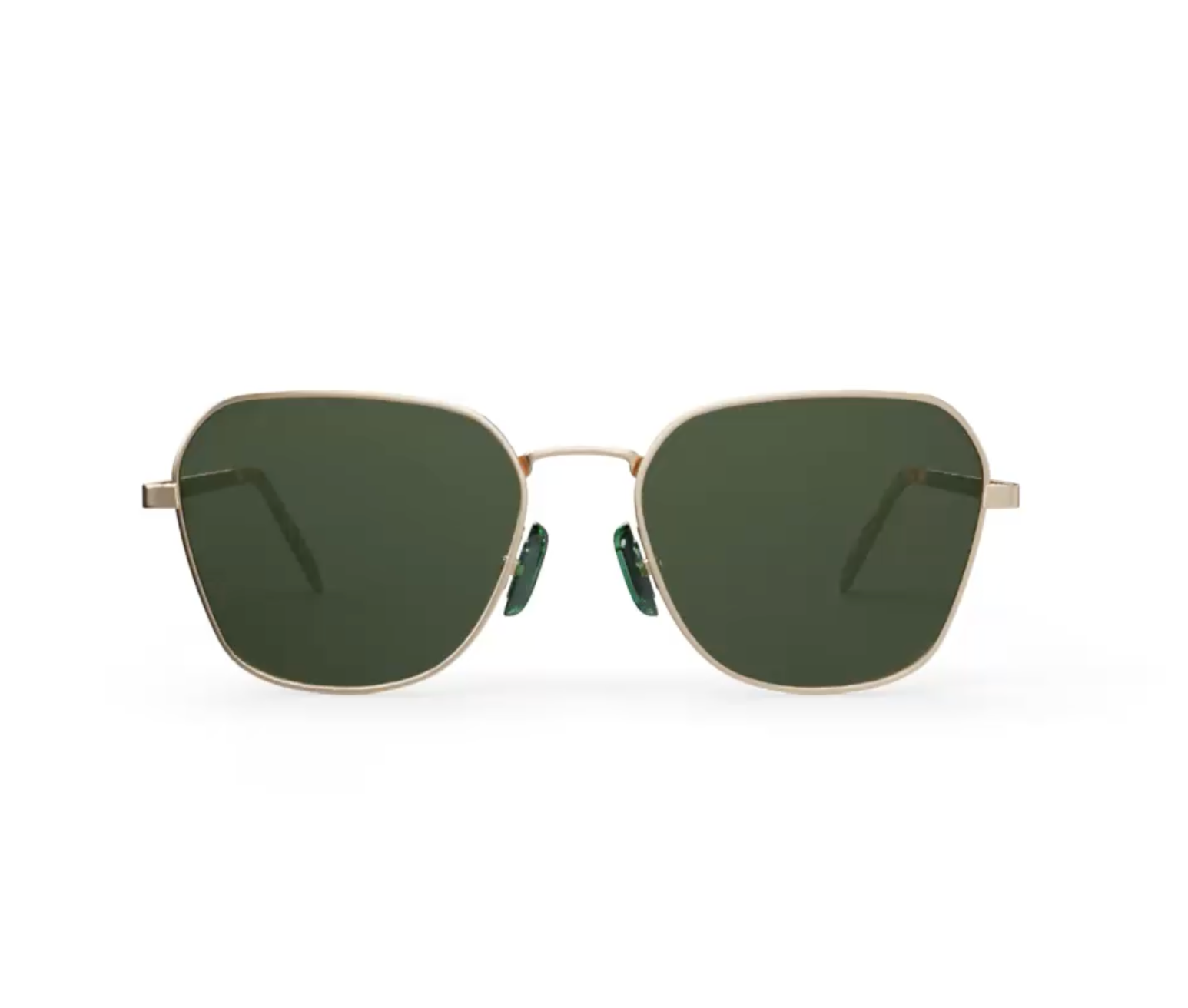Buy Green Gold Full Rim Geometric Vincent Chase Polarized PILOT