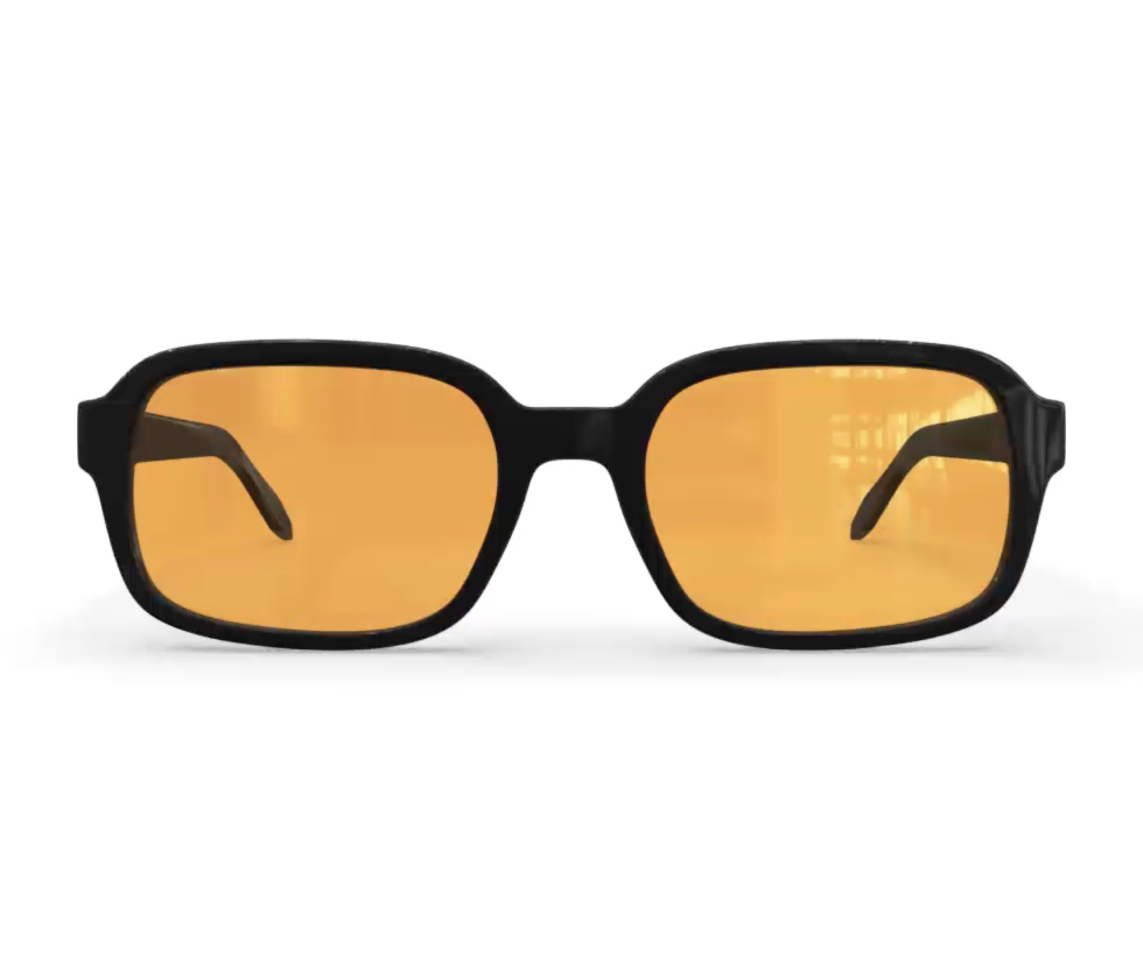 Orange Black Full Rim Rectangle Meller MEL S18843 Sunglasses