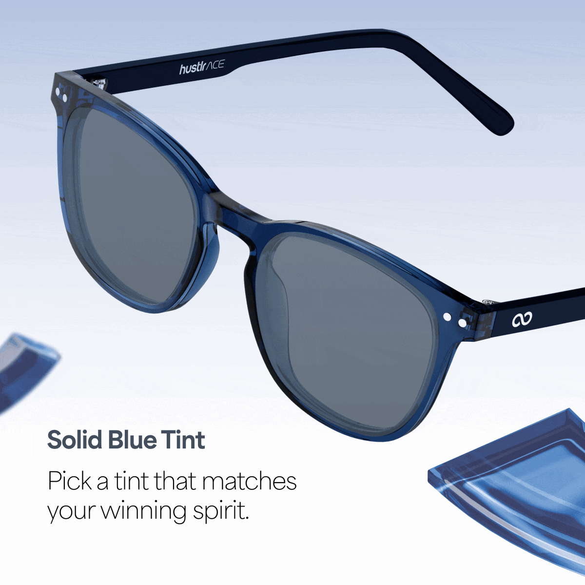 Buy Sapphire Full Rim Lenskart Hustlr Sunglasses at LENSKART