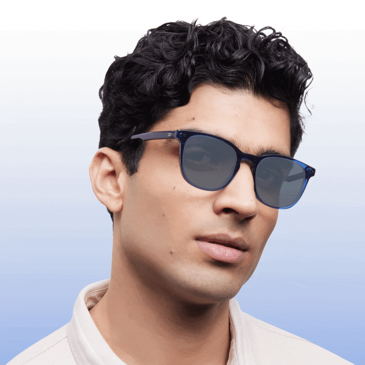 Buy Sapphire Full Rim Lenskart Hustlr Sunglasses at LENSKART